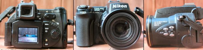 Nikon Coolpix E5700 - triple view